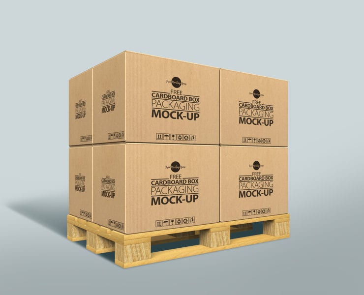 Download Cardboard Box Mock-up Psd For Packaging 2017 - Engine Templates