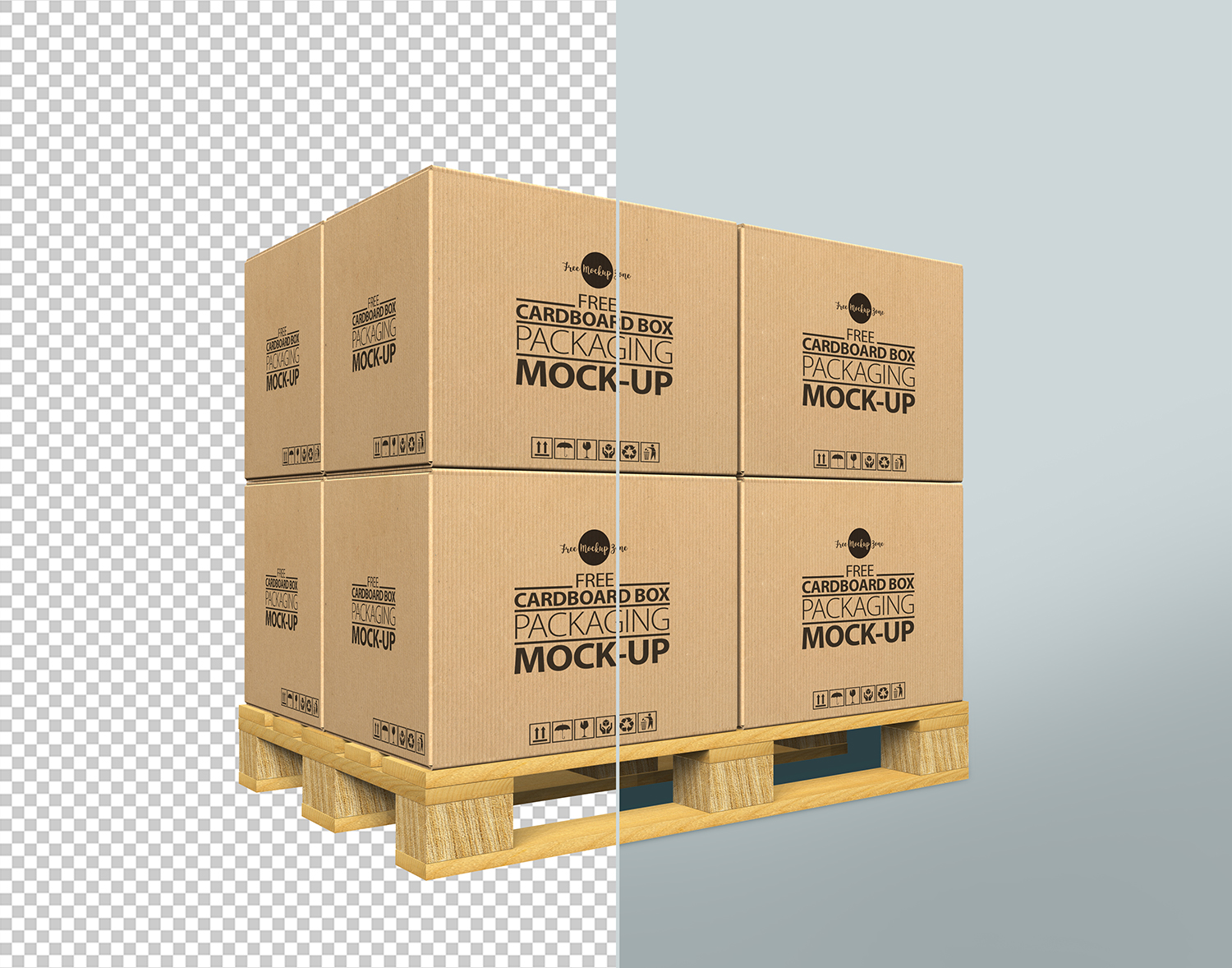 Download Cardboard Box Mock Up Psd For Packaging 2017 Engine Templates