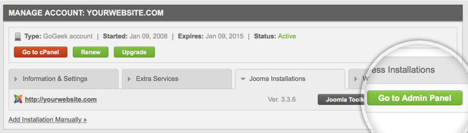 How To Log In Joomla 3