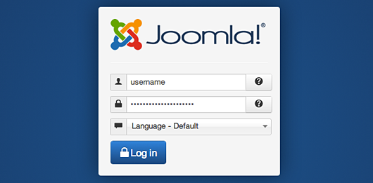 How to Log In Joomla 3