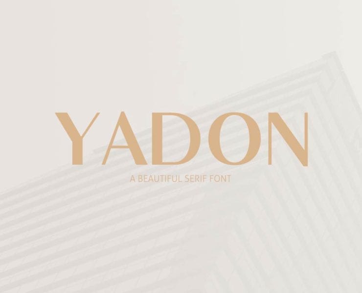 Yadon Typeface Font Engine Templates