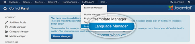 How To Change Joomla Admin Language