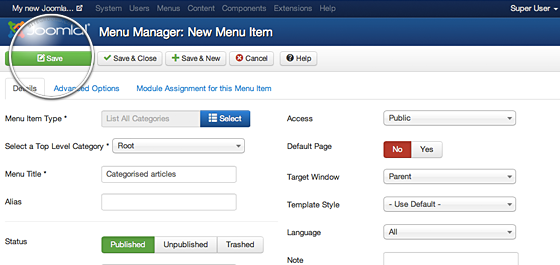 How To Create And Manage Categories In Joomla 3