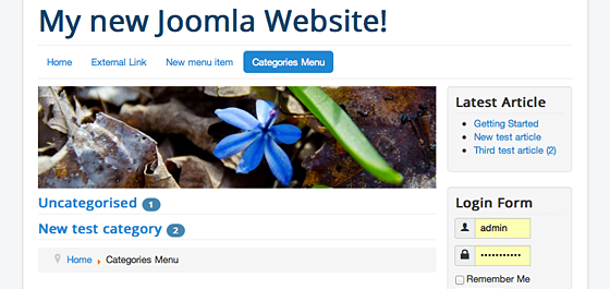 How To Create And Manage Categories In Joomla 3