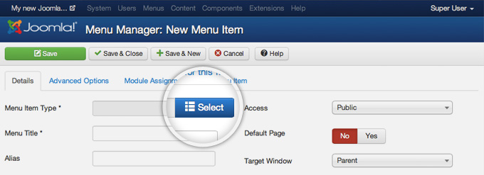 How To Create Drop-Down Menu In Joomla