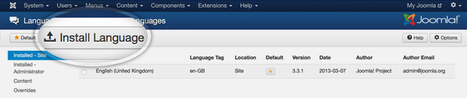 How To Change Joomla Admin Language