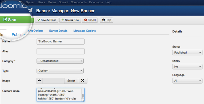 How To Add Banners To Joomla 3 Sites