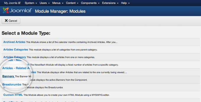 How To Add Banners To Joomla 3 Sites
