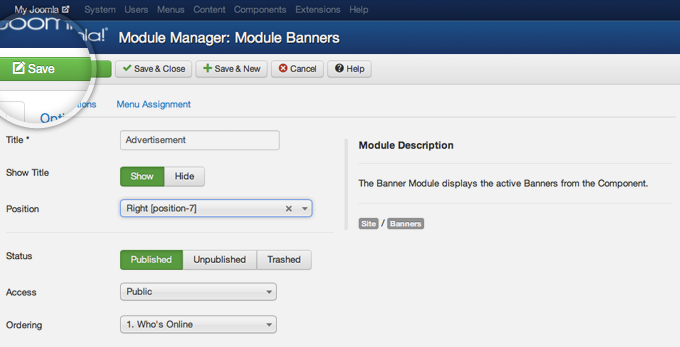 How To Add Banners To Joomla 3 Sites