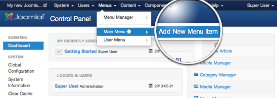 Joomla Article Page &Amp; How To Link Articles