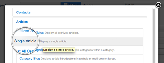 Joomla Article Page &Amp; How To Link Articles