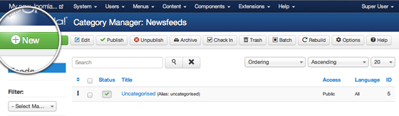 How To Create And Manage Categories In Joomla 3