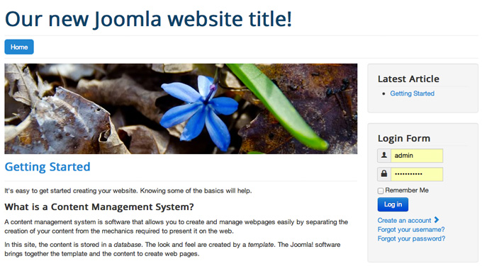 The Joomla Layout Explained