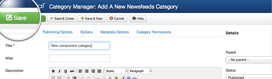 How To Create And Manage Categories In Joomla 3