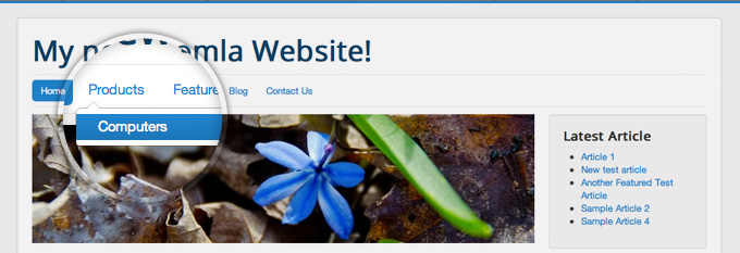 How To Create Drop-Down Menu In Joomla