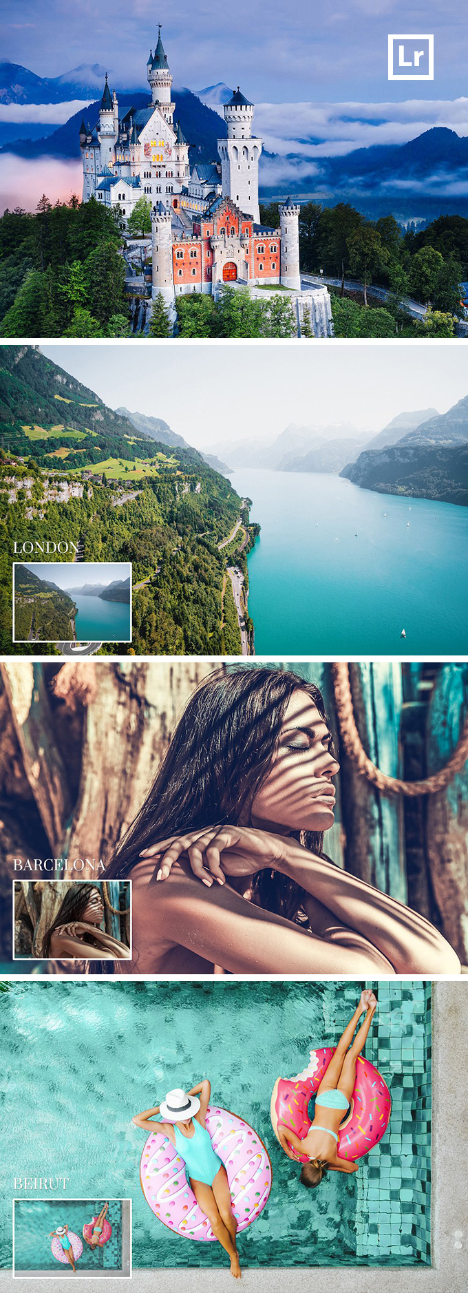 Set Of 14 Travel Lightroom Presets Engine Templates