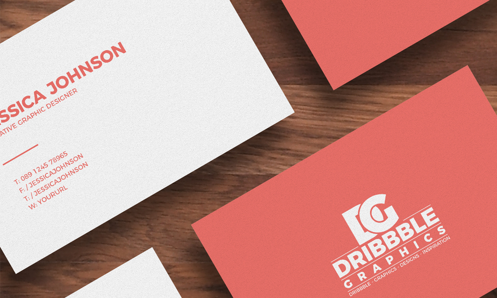 Download Isolated Business Card Mockup On Wooden Background ...