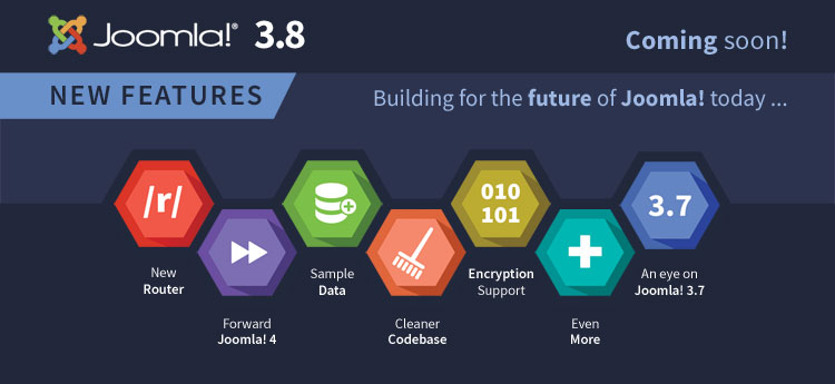 Great new features will be launched with Joomla 3.8
