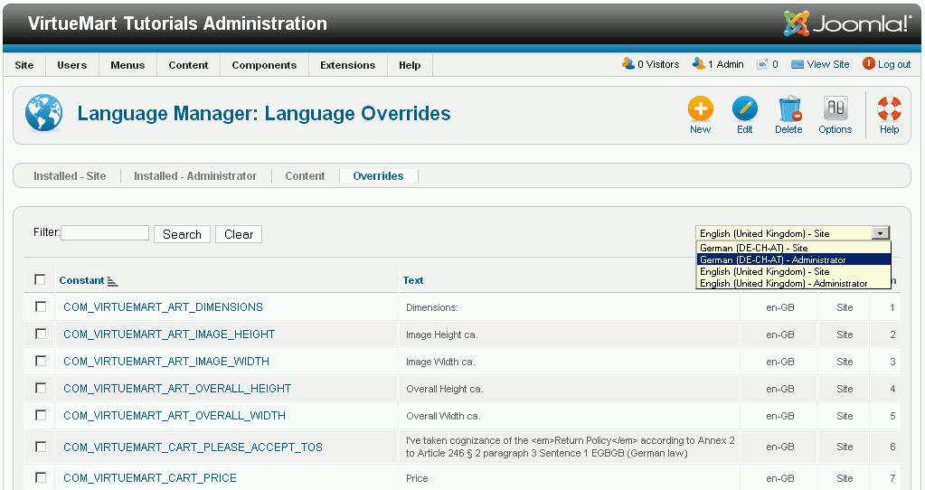 Language Manager