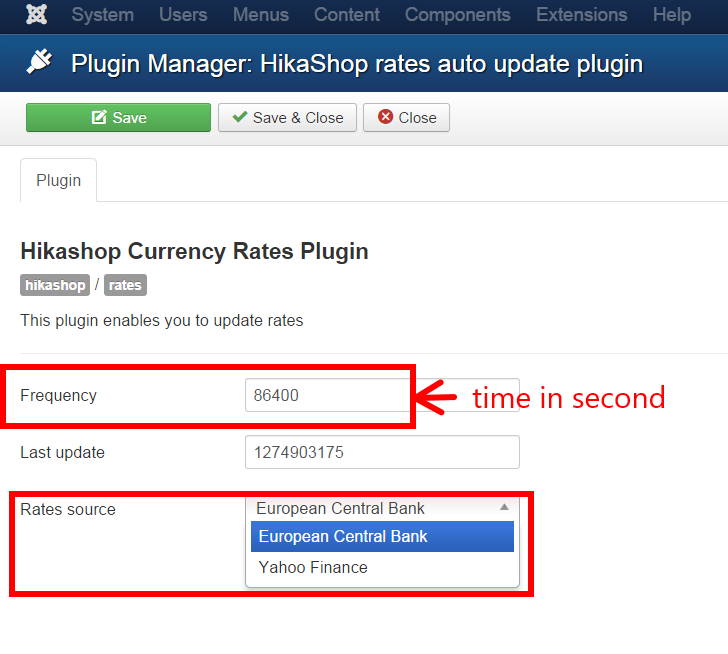 Currency Rates Update