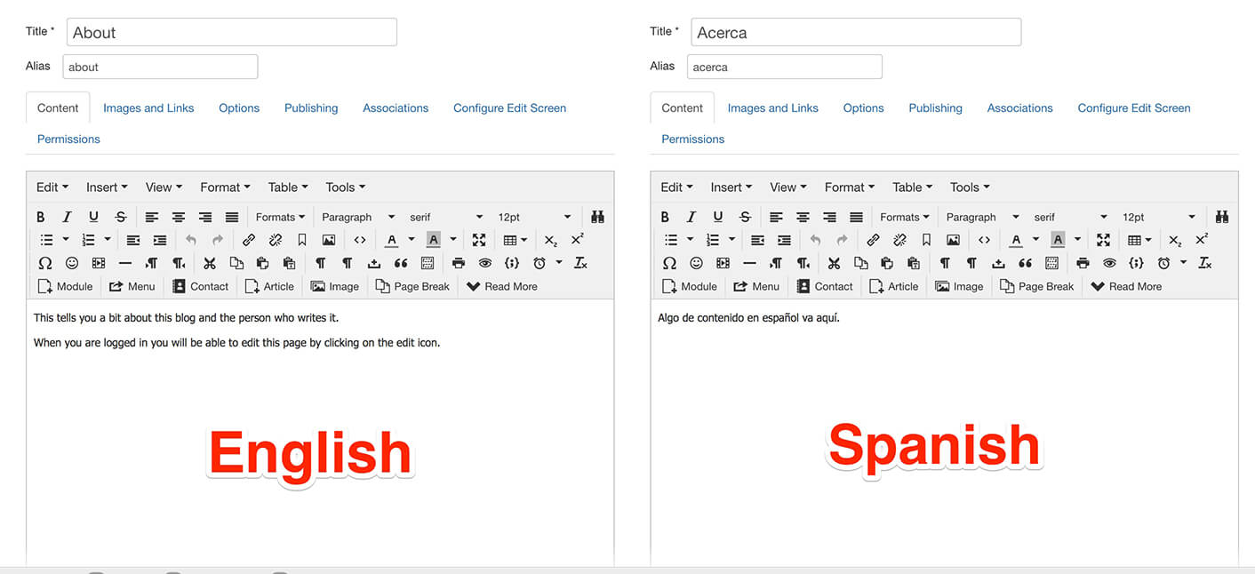 How To Use Multilingual Associations Feature In Joomla 3.7 