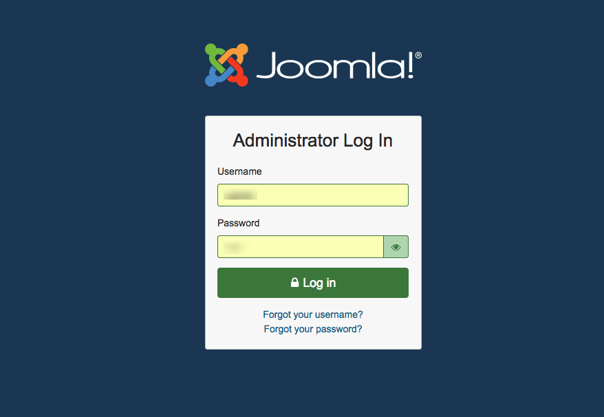 New Login Page