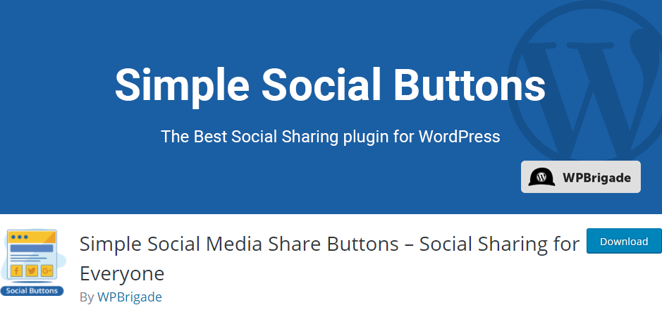  Simple Social Media Share Buttons Best Social Media Plugin For Wordpress