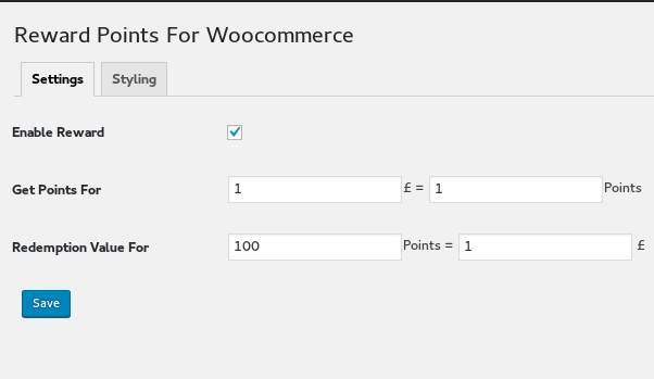 Reward Points For Woocommerce