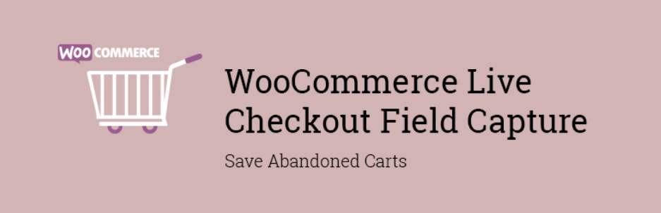 Woocommerce Live Checkout Field Capture – Save Abandoned Carts
