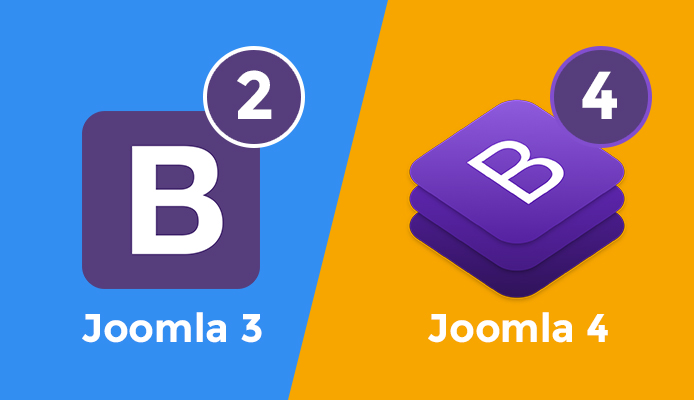 joomla 3 joomla 4 features boostrap 4