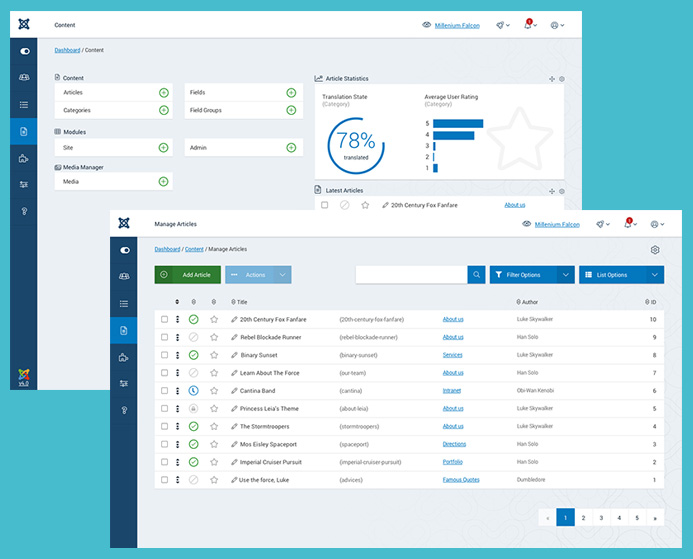 Joomla 4 Back End Improvement