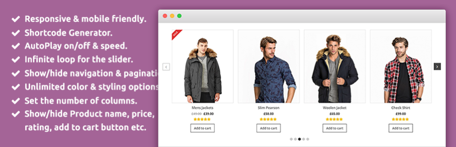 Woocommerce Product Slider