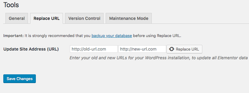 How To Change The URL of The Website and Elementor Page Builder?