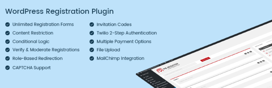 Plugin Register Top 10 Remarkable WordPress Registration Plugins - Engine Templates