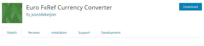 Wordpress Currency Converter Plugin