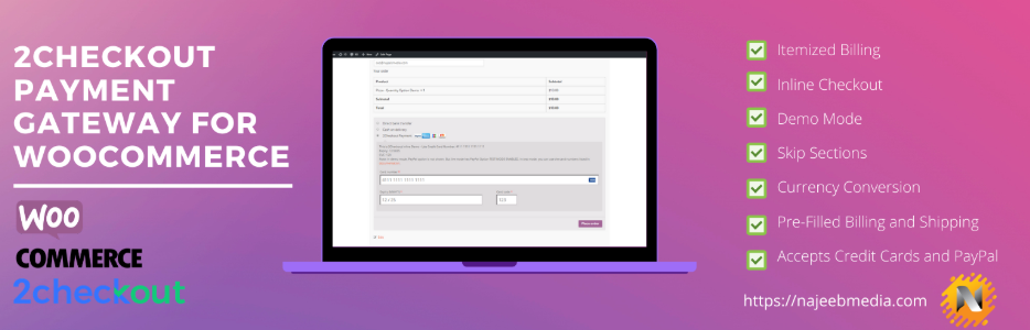 2Checkout Payment Gateway For Woocommerce