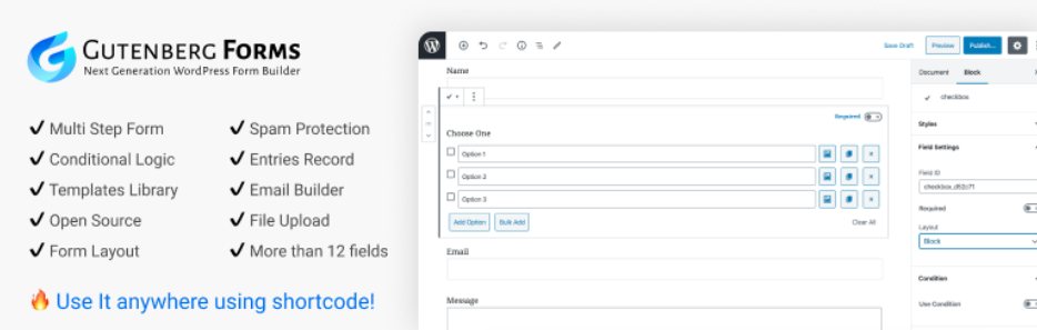 Wordpress Form Builder Plugin