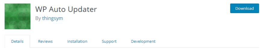 Wordpress Auto Update Plugin