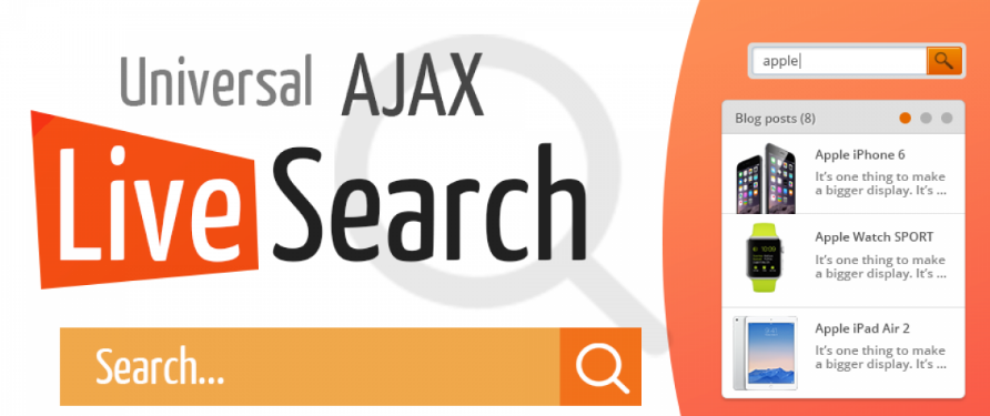 Universal Ajax Live Search