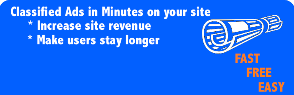 Wordpress Classifieds Plugin