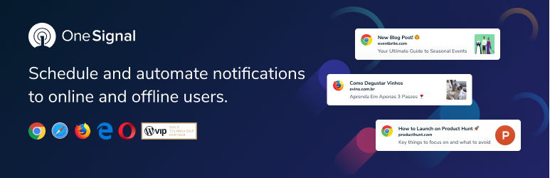 Onesignal Web Push Notifications