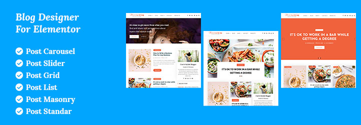 Blog Designer For Elementor