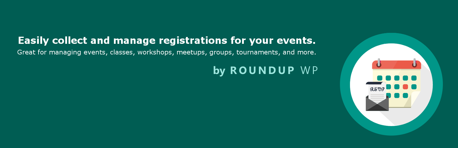 Wordpress Event Registration Plugin