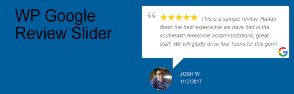 Wp Google Review Slider