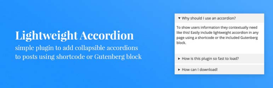 Gutenberg Wordpress Accordion