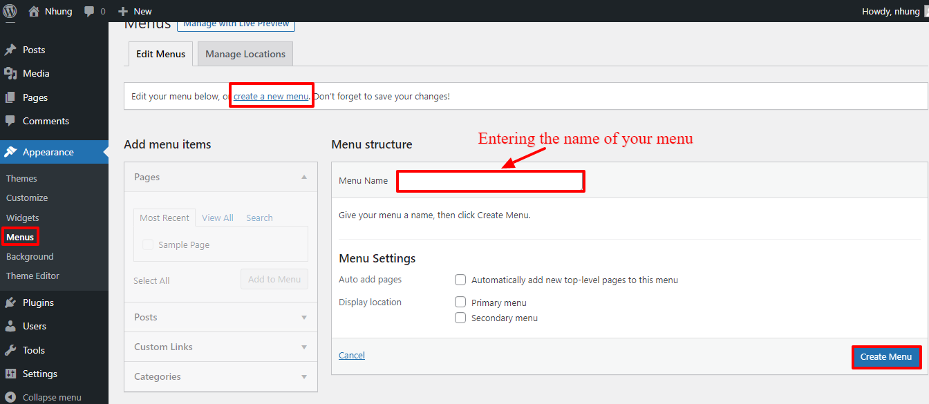 Create A Dropdown Menu In Wordpress