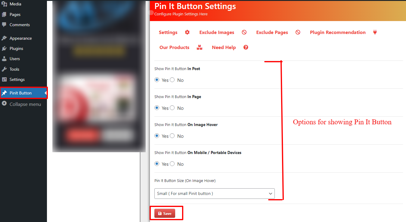 how to add pinterest button to wordpress 3 1