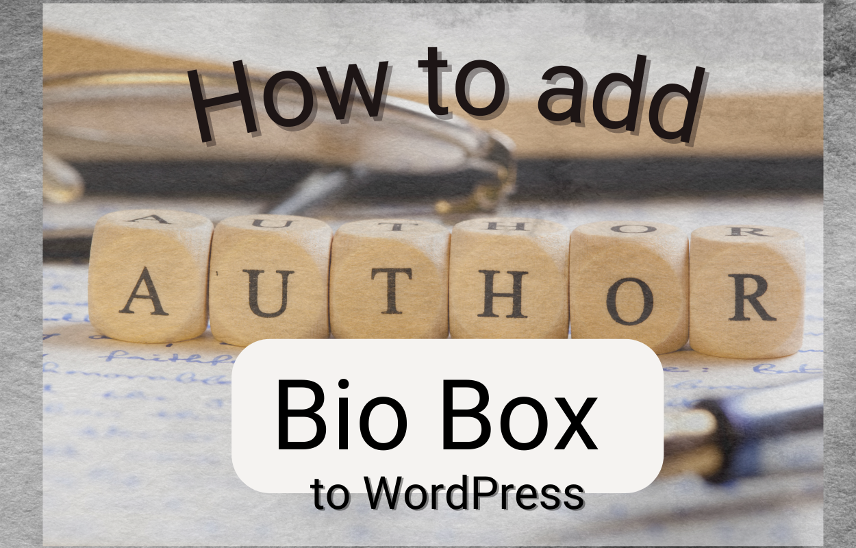 How to Add Author Bio Box to WordPress