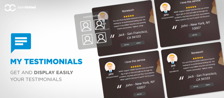List of 7 Wonderful Joomla Testimonials Extensions