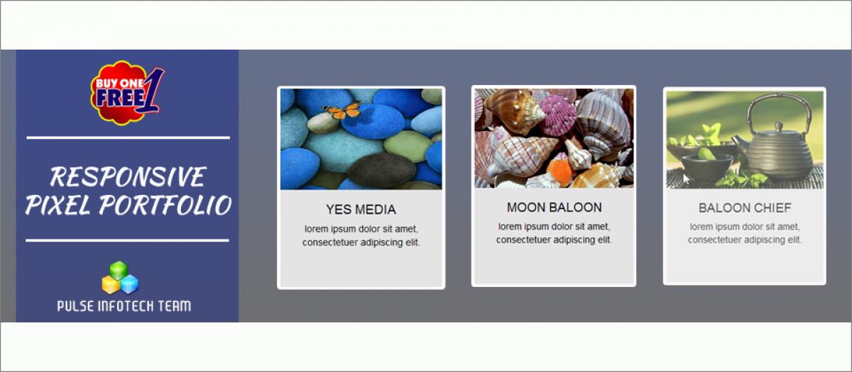 Responsive Pixel Portfolio